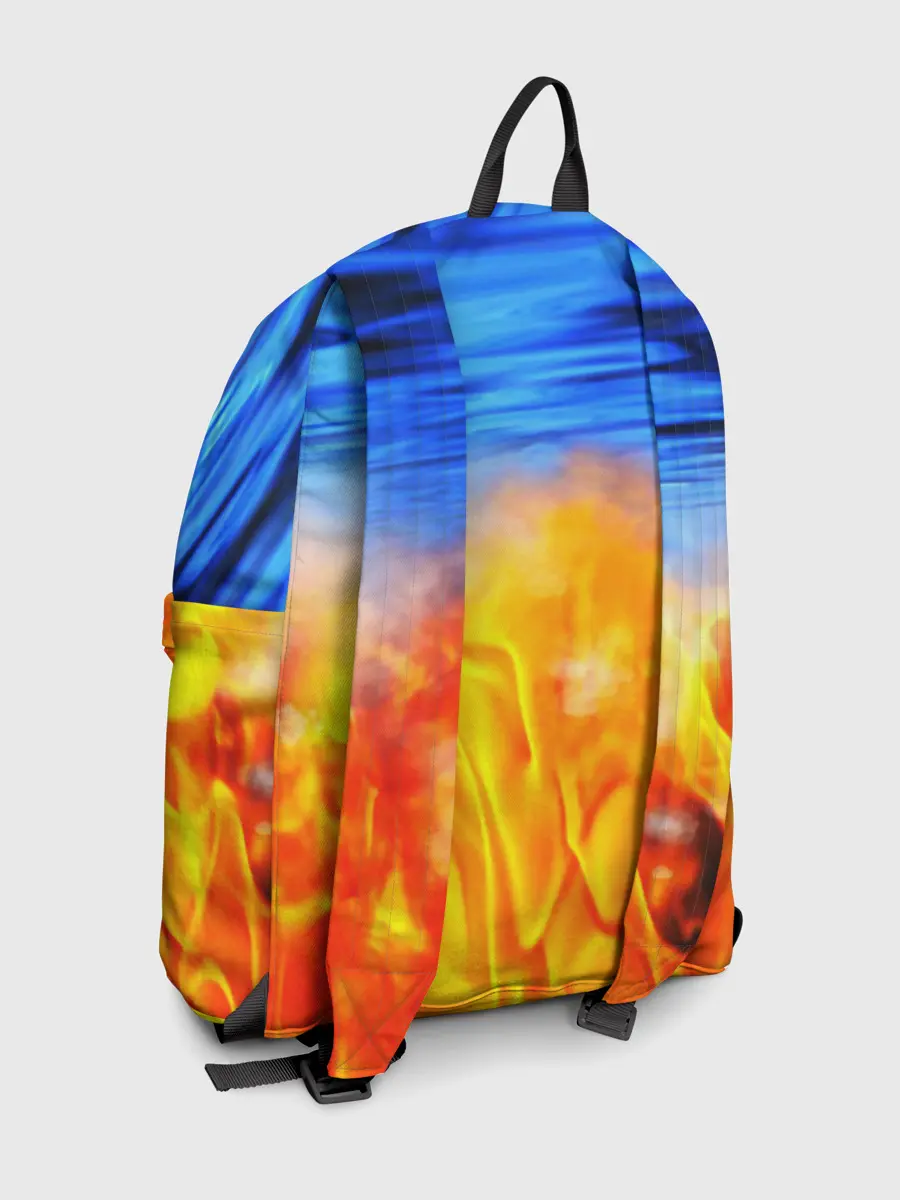 Рюкзак джинсовый / ЛЕД И ПЛАМЯ