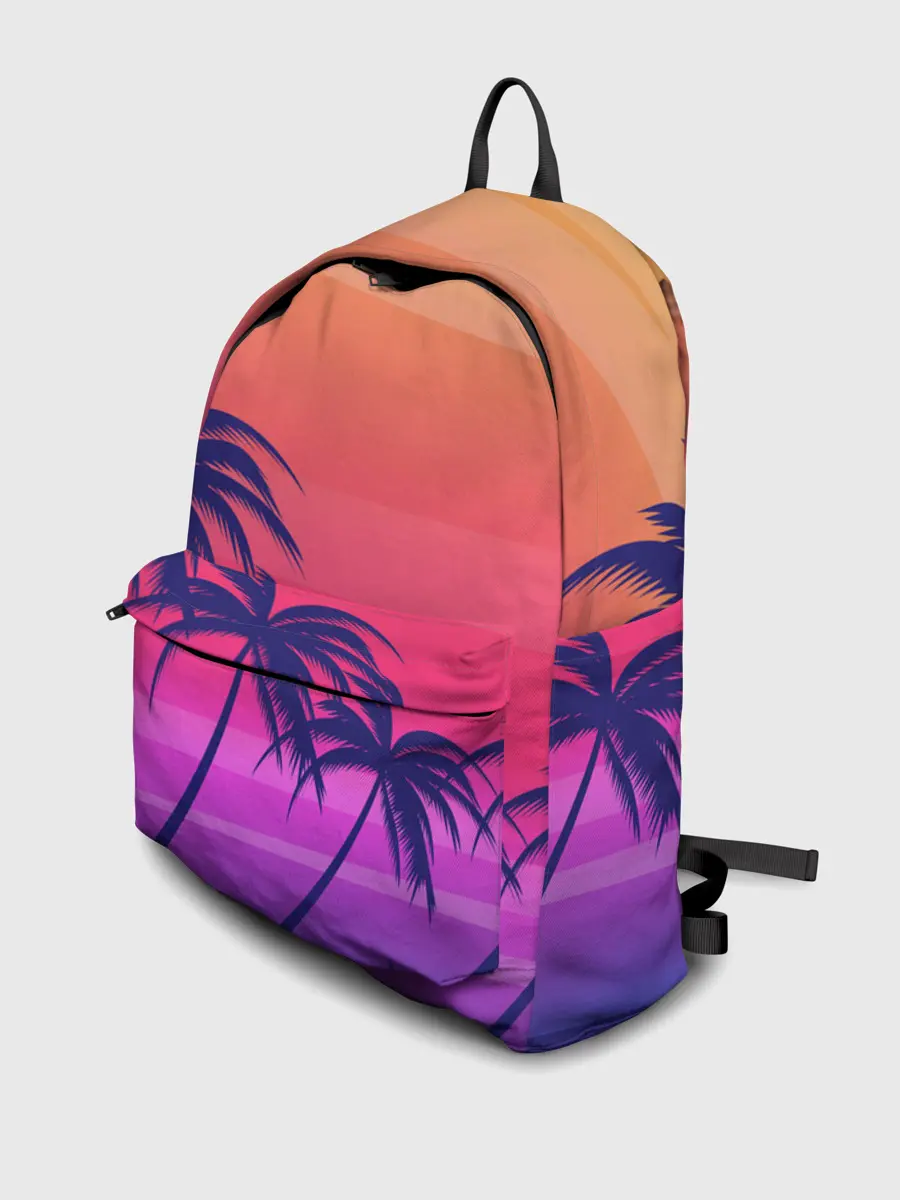 Рюкзак джинсовый / Очеровательный закат