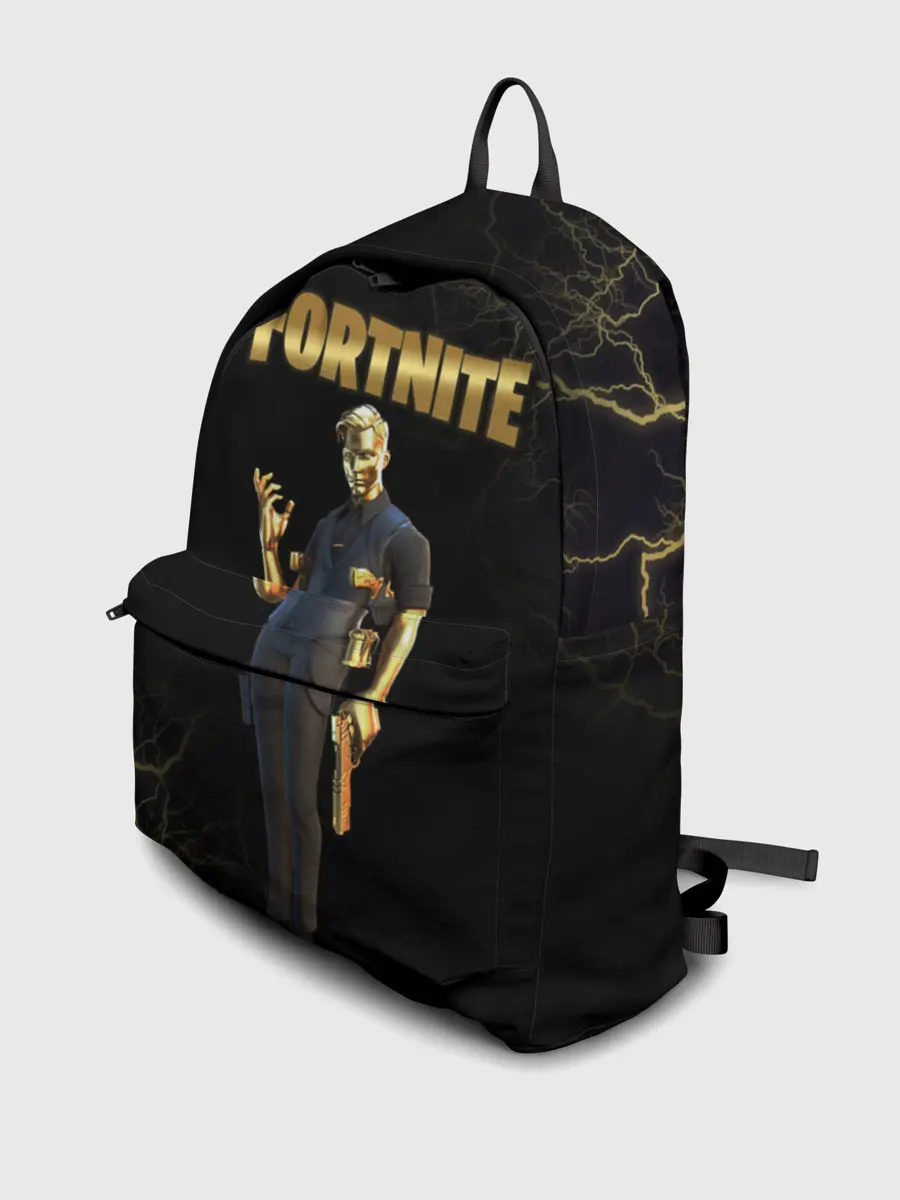 Рюкзак джинсовый / Gold Midas Fortnite 2