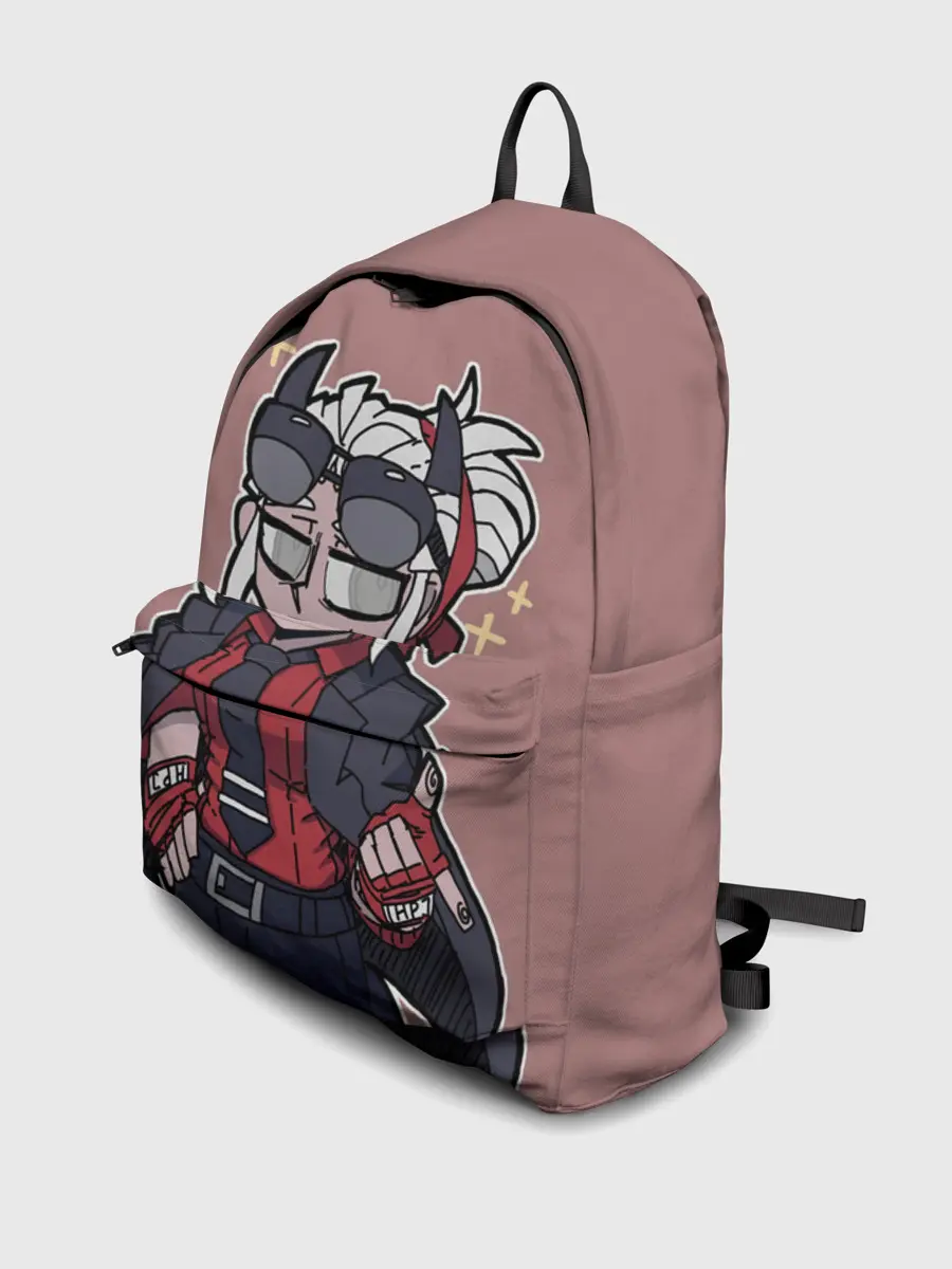 Рюкзак джинсовый / Helltaker.