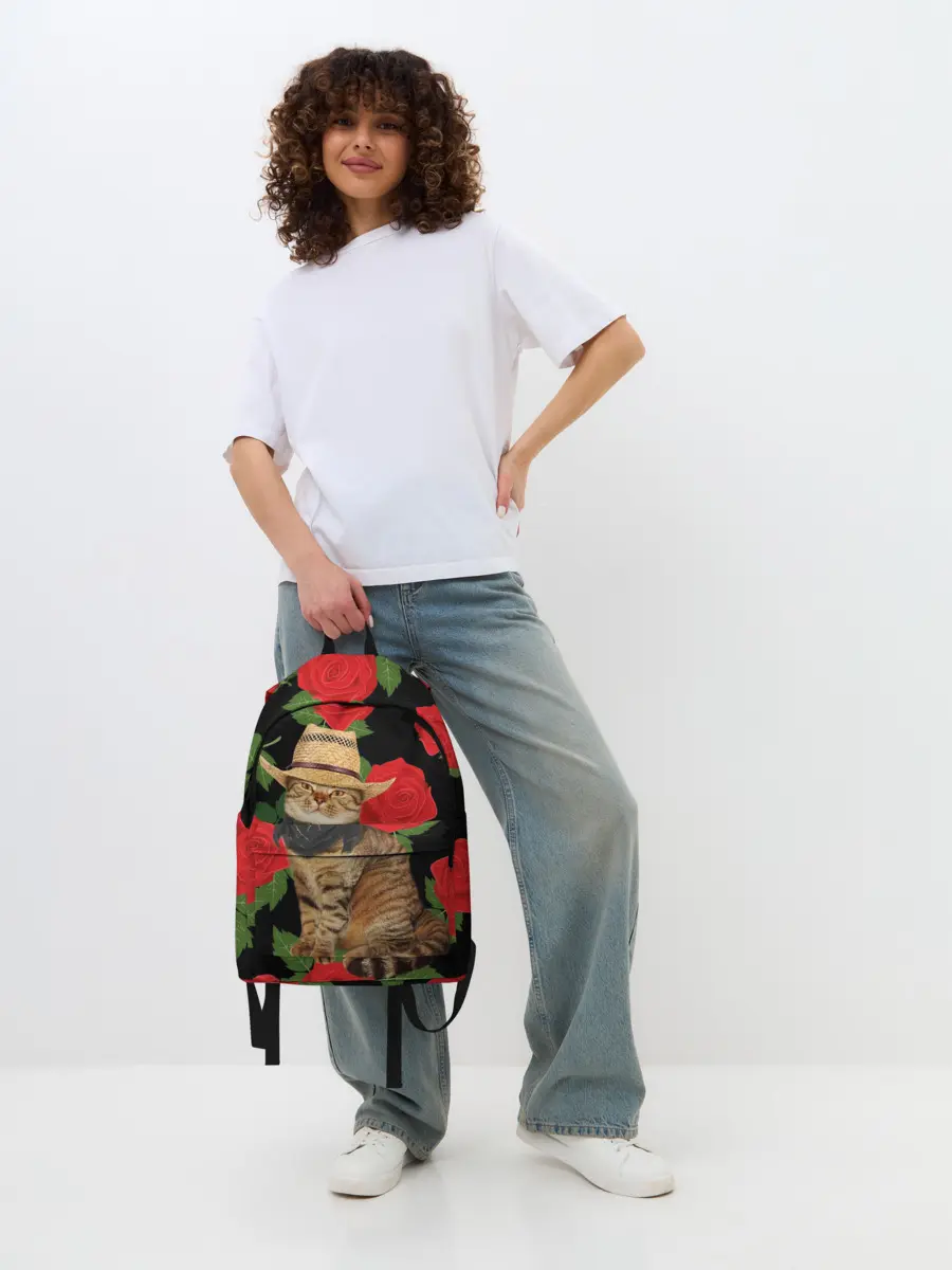 Рюкзак джинсовый / Мачо Котик | Ковбой