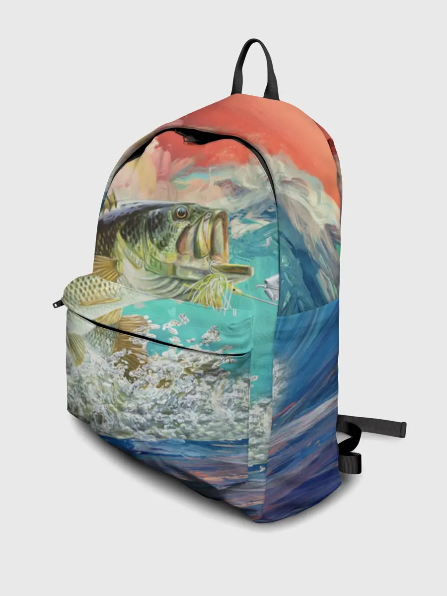 Рюкзак джинсовый / Клёвая Рыбалка