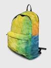 Рюкзак джинсовый / разноцветный акварель градиент