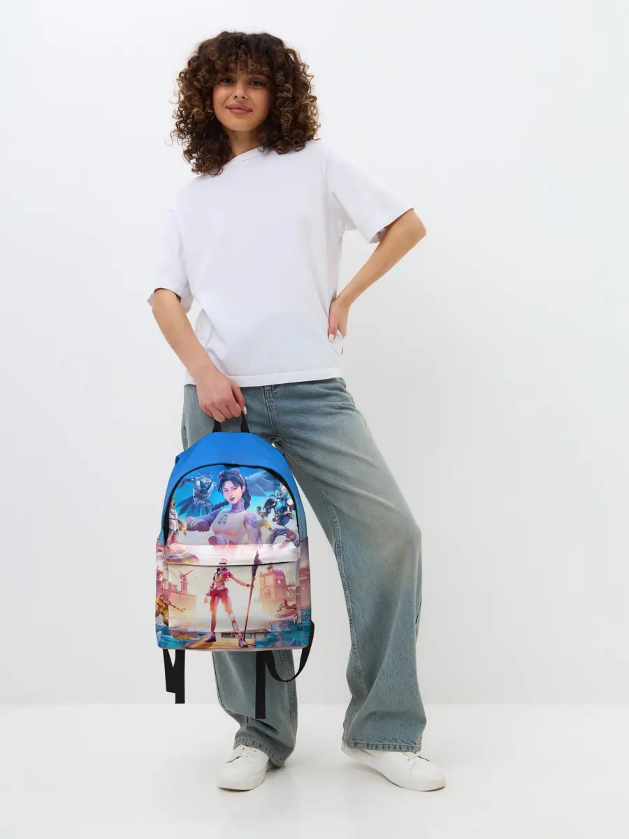 Рюкзак джинсовый / ФОРТНАЙТ 3 СЕЗОН