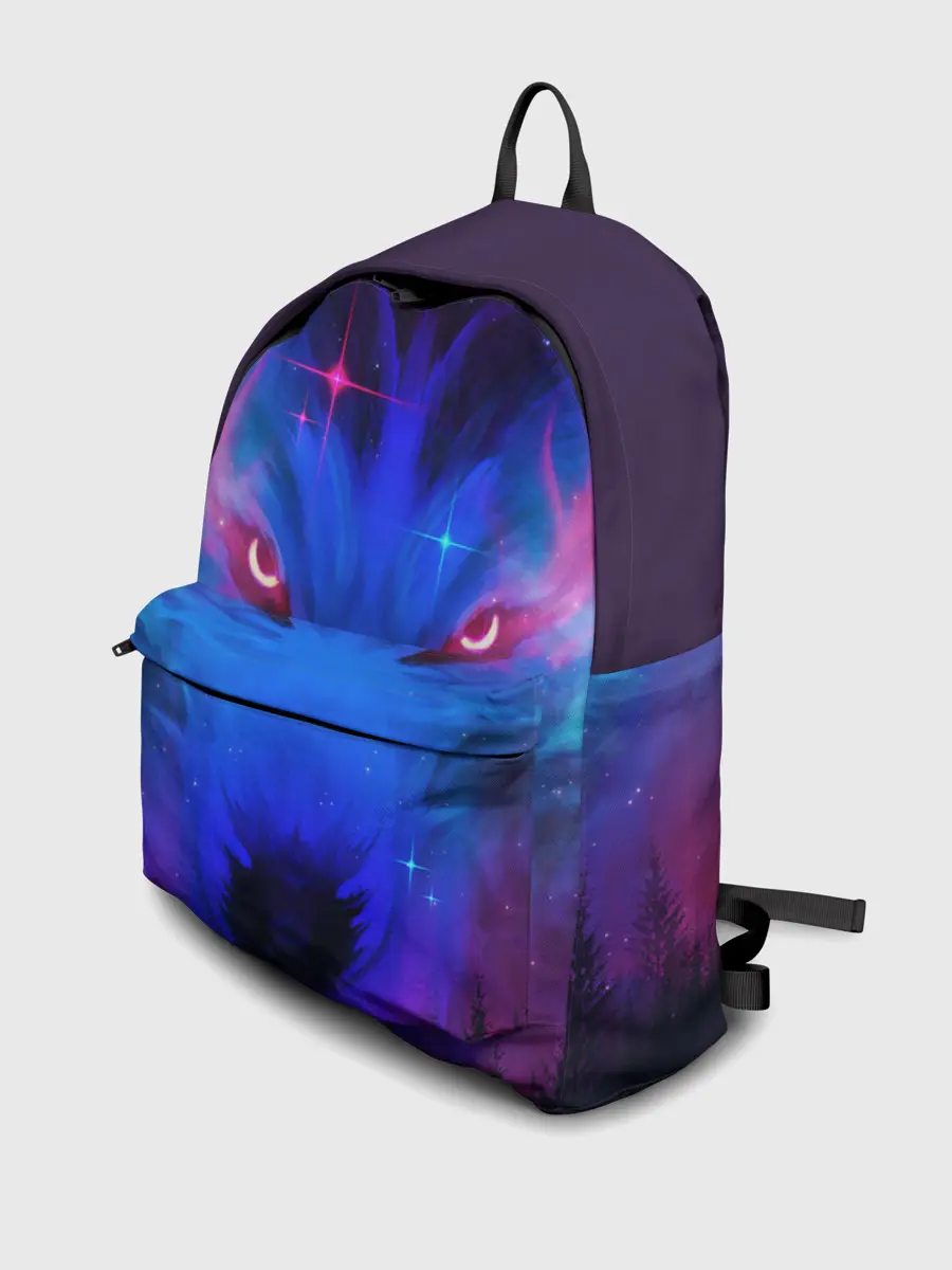 Рюкзак джинсовый / КОСМИЧЕСКИЙ ВОЛК