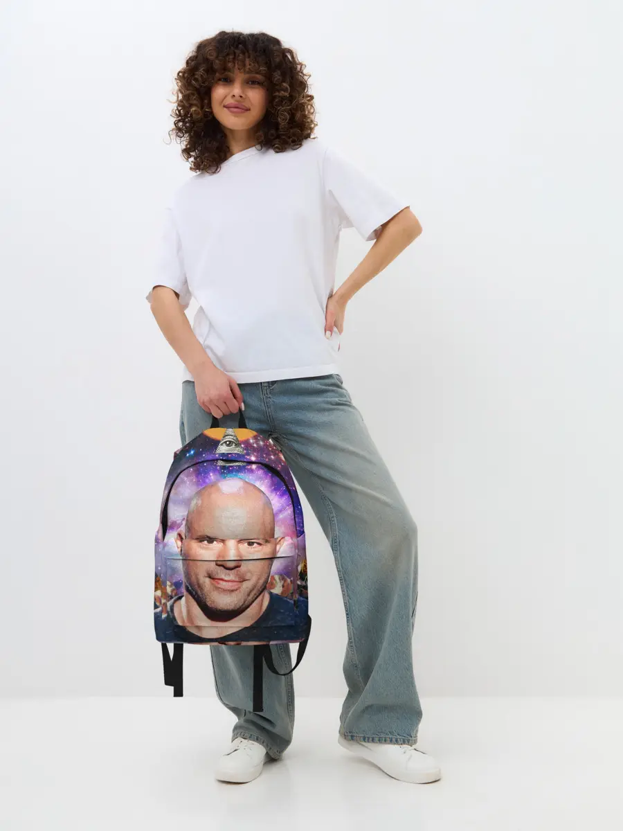 Рюкзак джинсовый / ДЖО РОГАН ПОДКАСТ