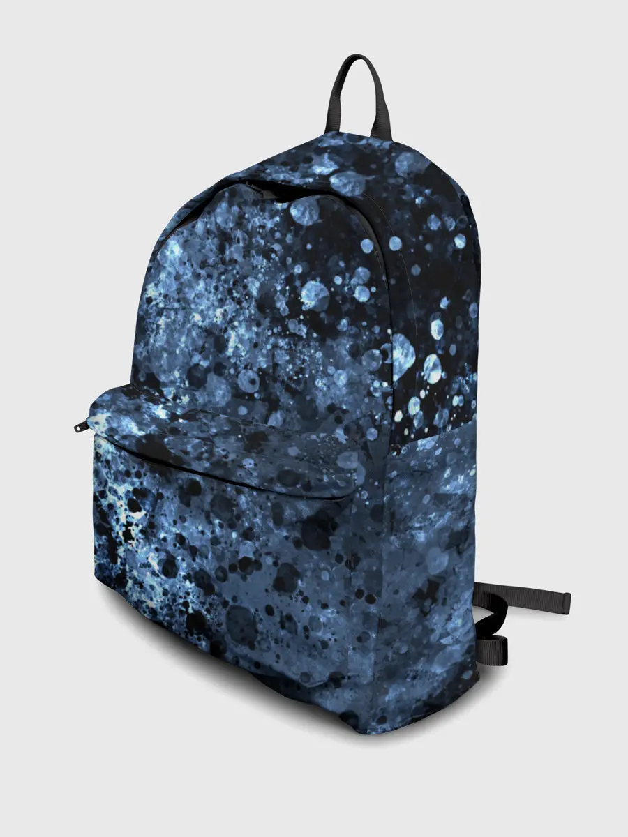 Рюкзак джинсовый / абстракция жидкость