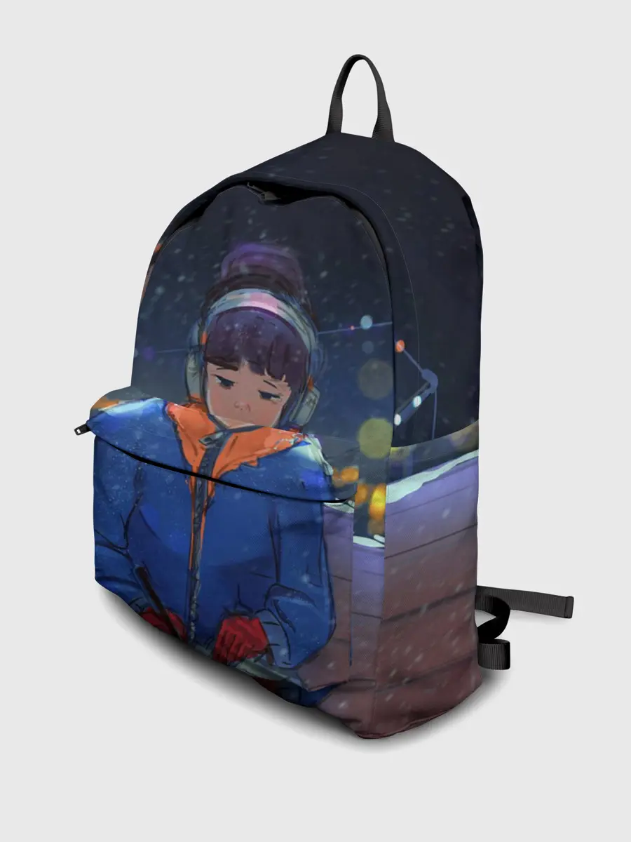 Рюкзак джинсовый / Зима