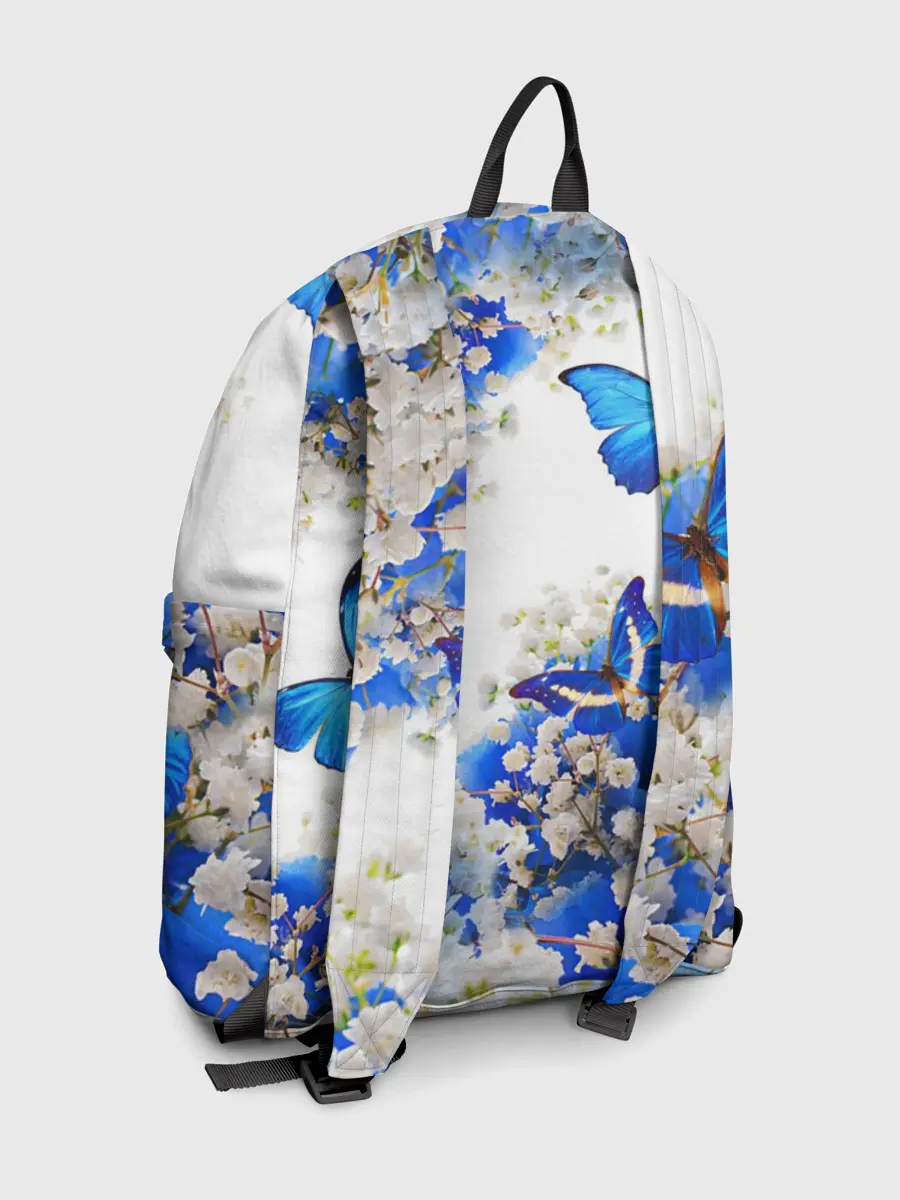Рюкзак джинсовый / Butterfly | Blue White