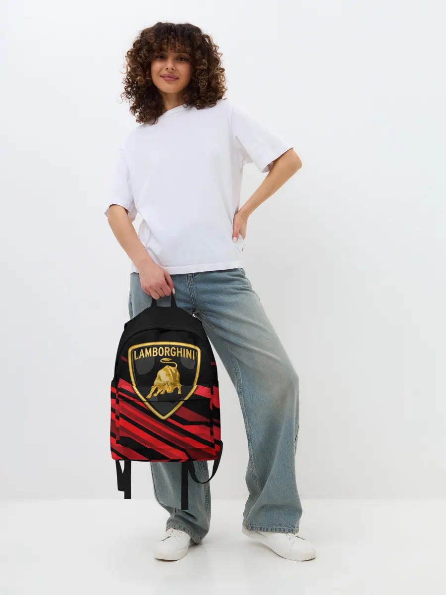 Рюкзак джинсовый / Lamborghini