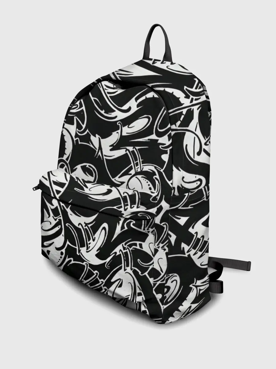 Рюкзак джинсовый / Tattoo | BlackWhite