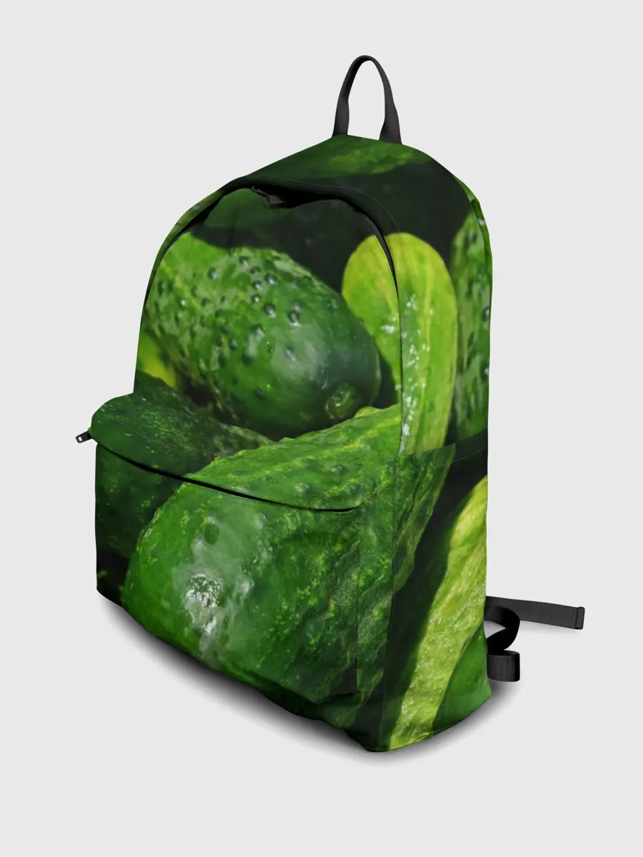 Рюкзак джинсовый / Огурцы