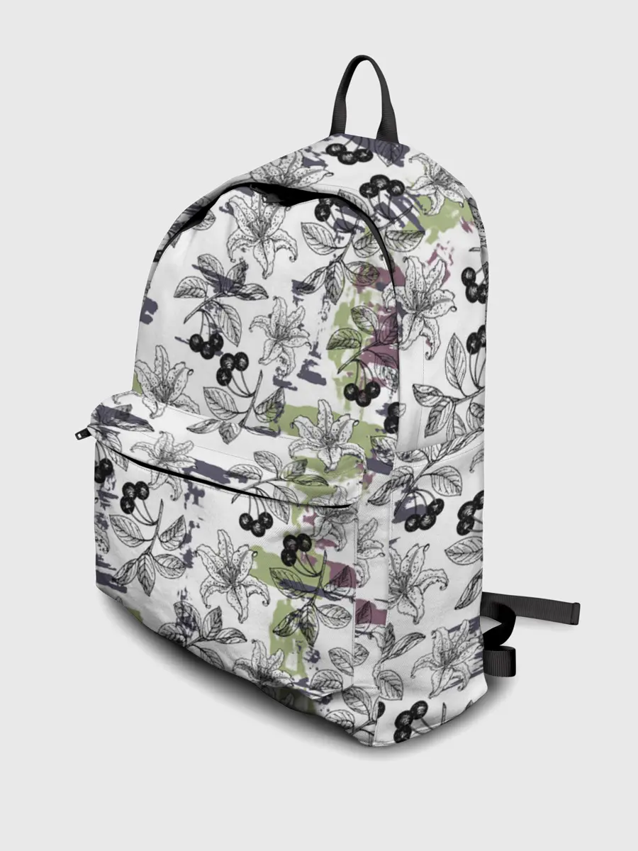 Рюкзак джинсовый / Лилии