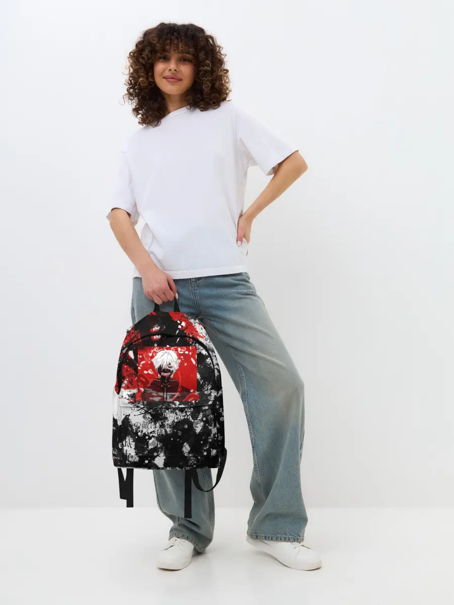 Рюкзак джинсовый / Кен канеки