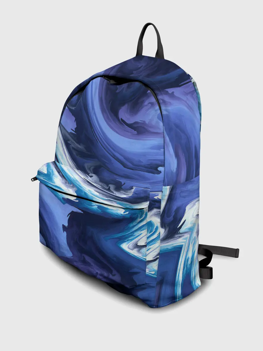 Рюкзак джинсовый / Абстрактные волны