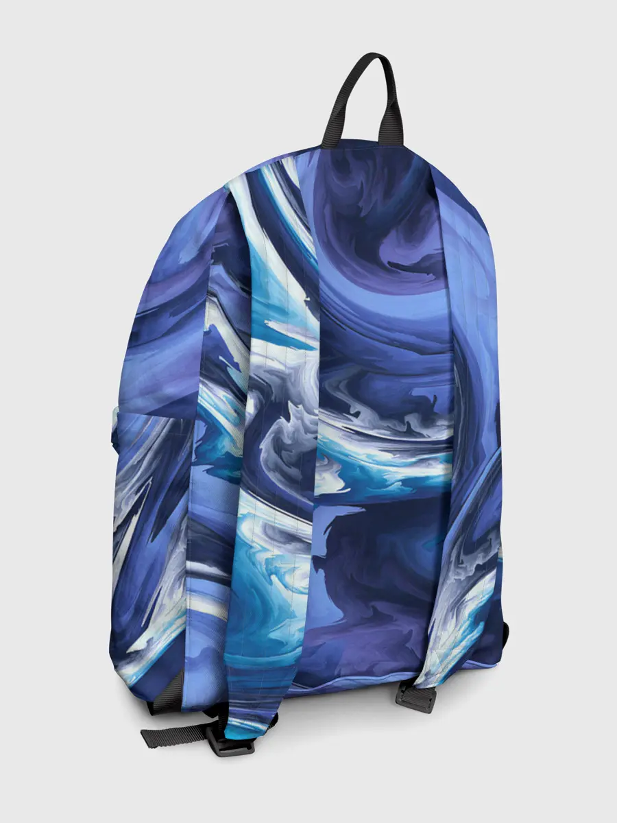 Рюкзак джинсовый / Абстрактные волны