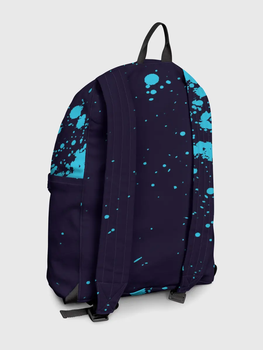 Рюкзак джинсовый / Дзётаро синие брызги