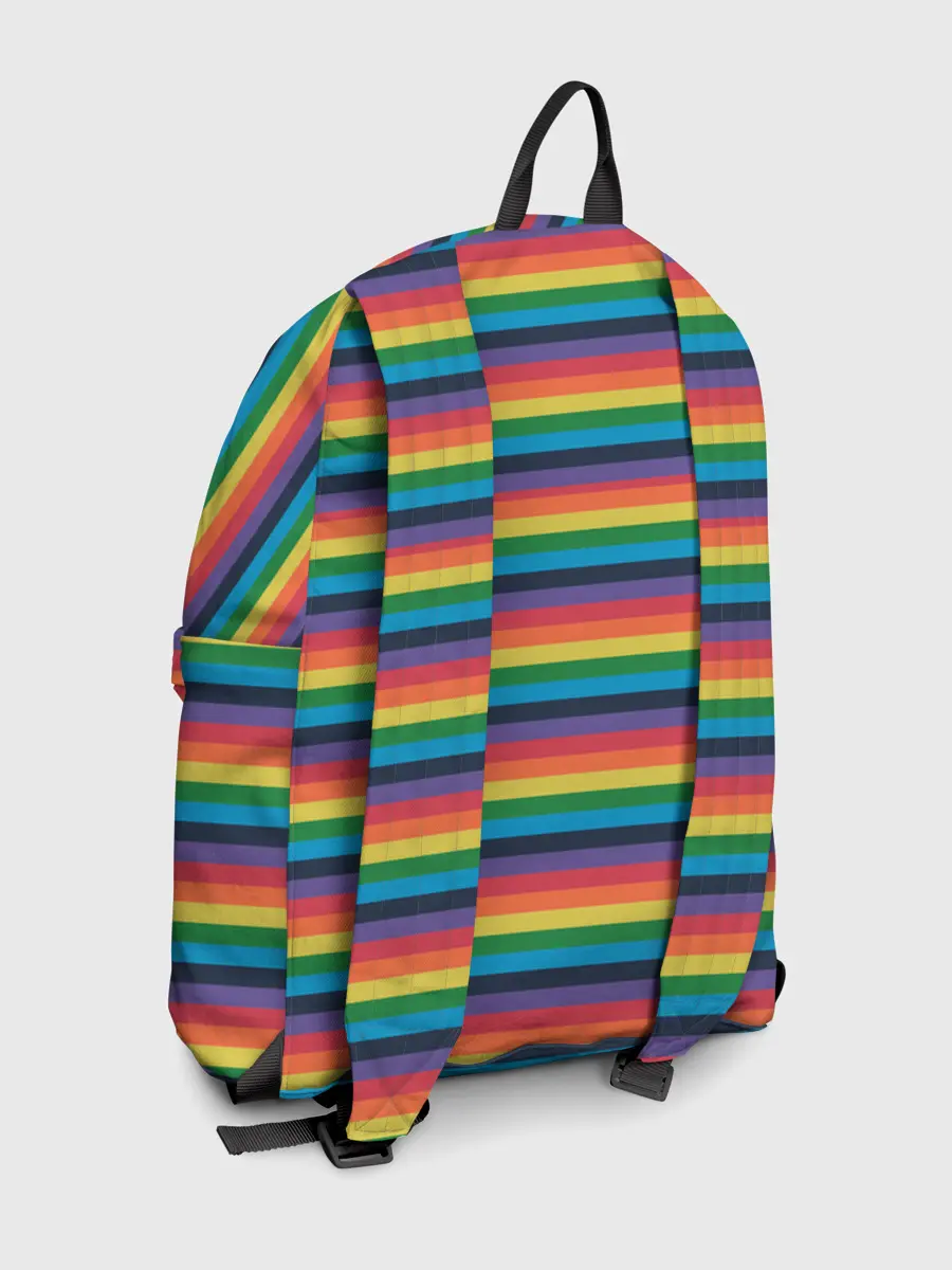 Рюкзак джинсовый / Радужный флаг
