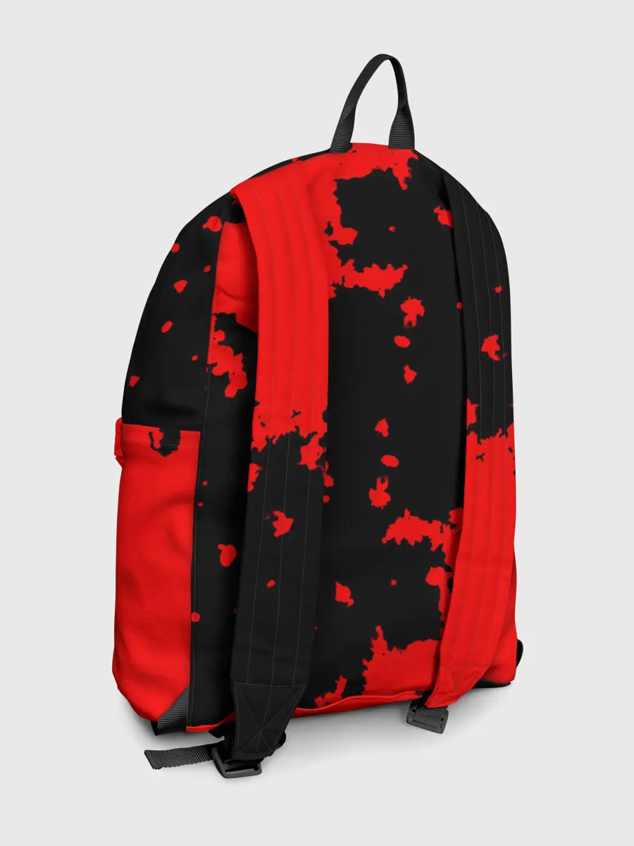 Рюкзак джинсовый / Хвост Феи красные зоны