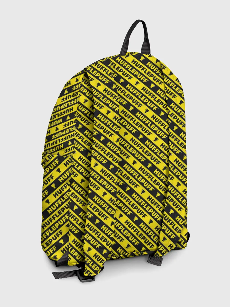 Рюкзак джинсовый / Хаффлпафф паттерн