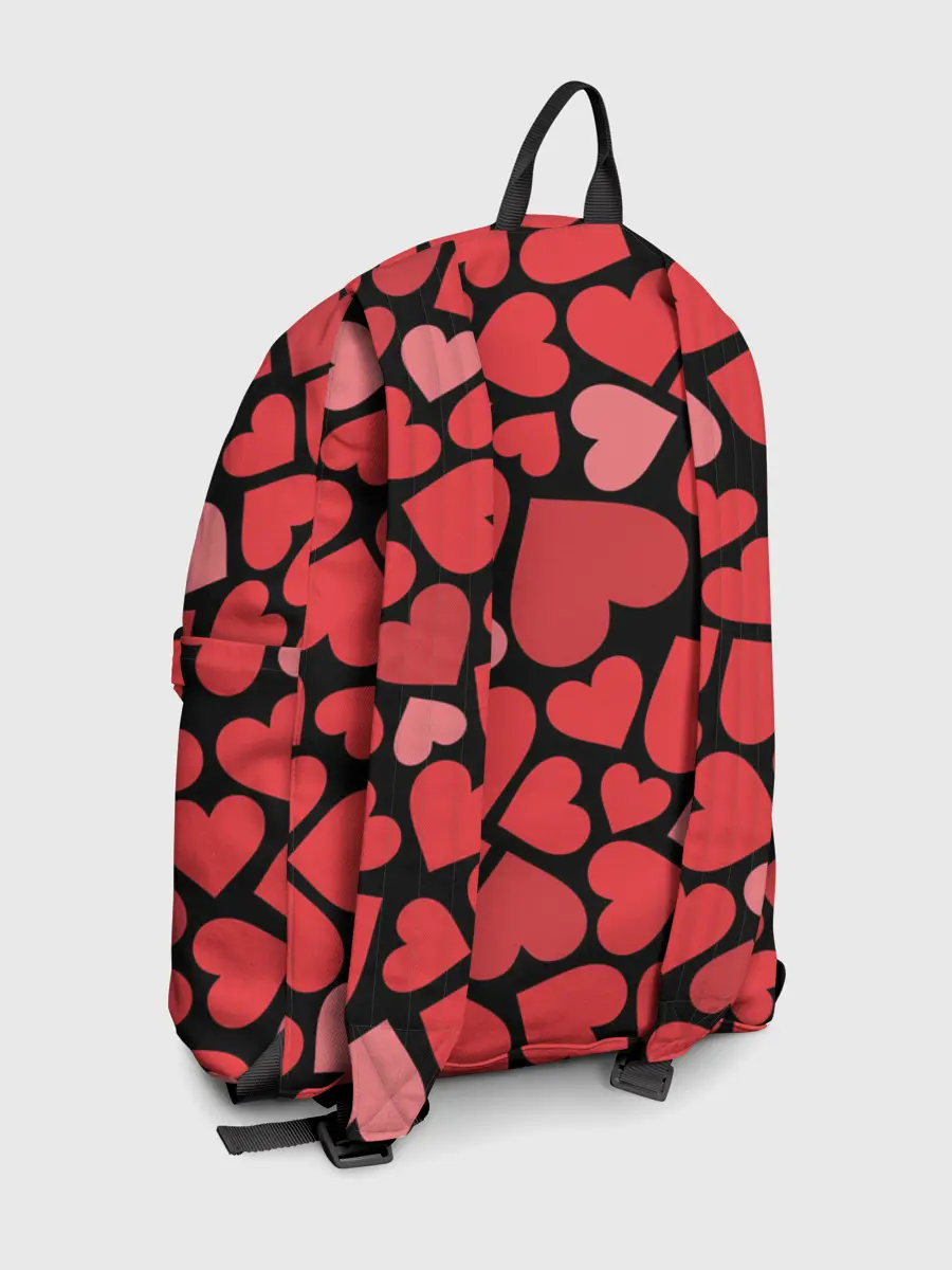 Рюкзак джинсовый / Сердца