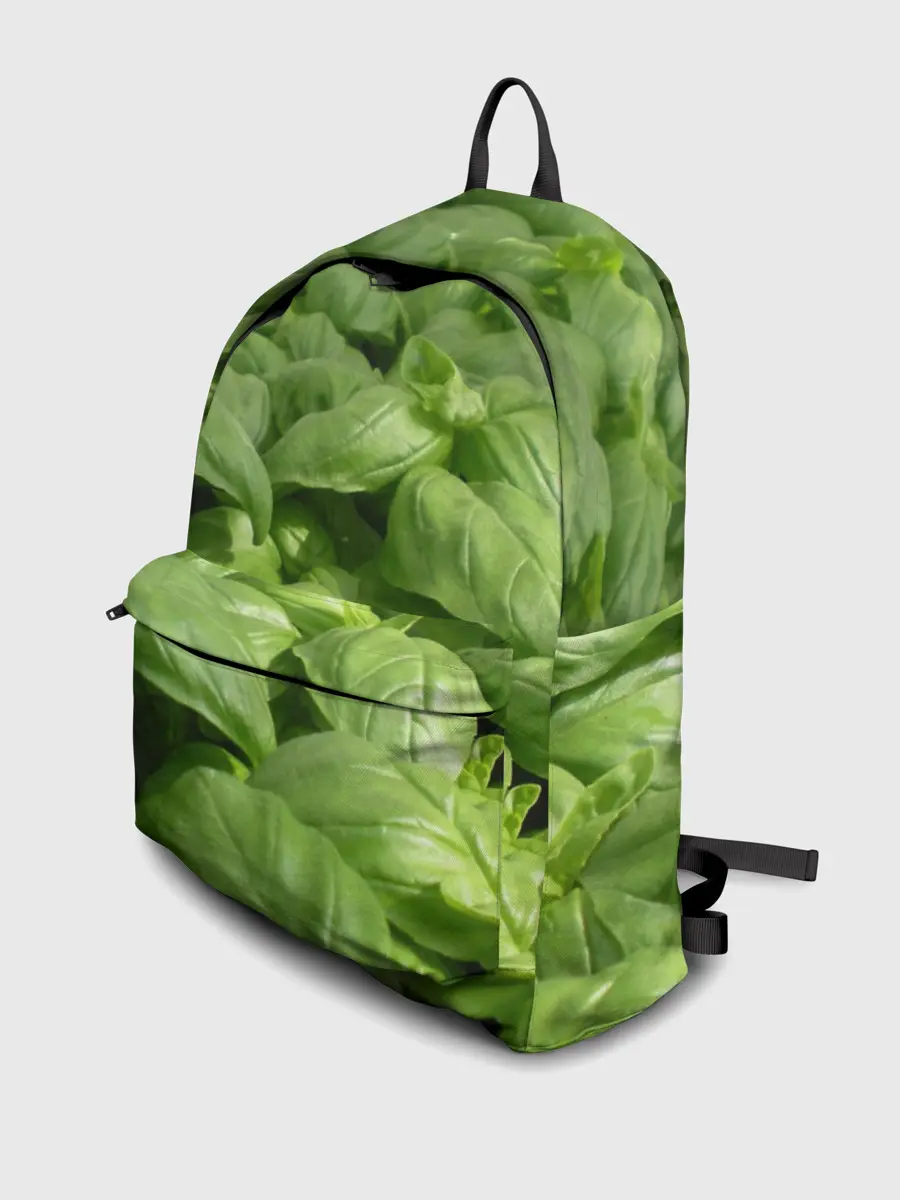 Рюкзак джинсовый / Неоновый базилик