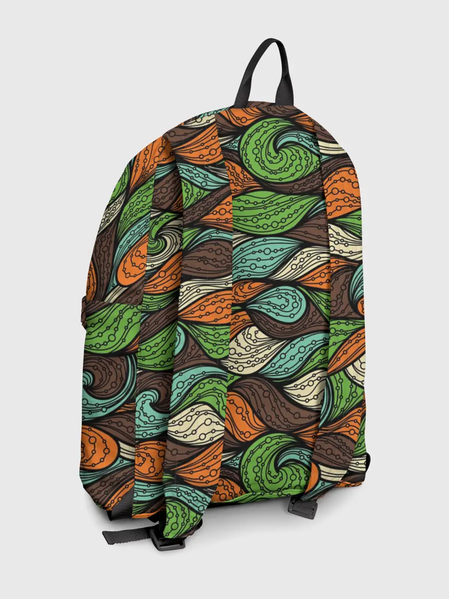 Рюкзак джинсовый / Абстрактные волны