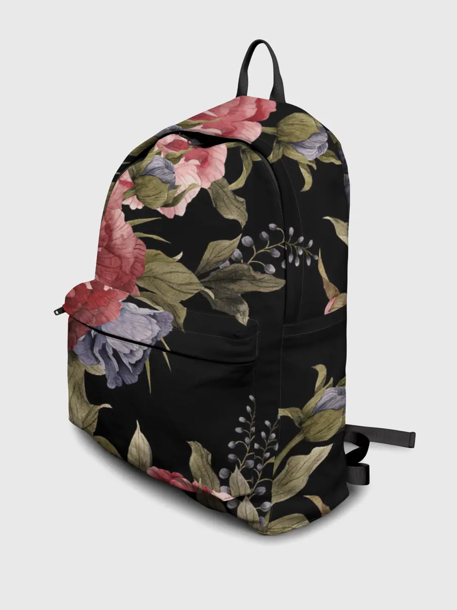 Рюкзак джинсовый / Цветы