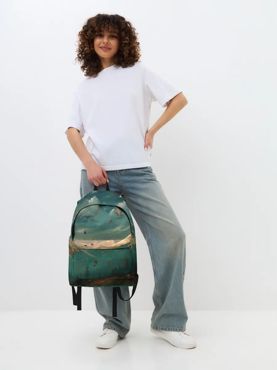 Рюкзак джинсовый / Горы