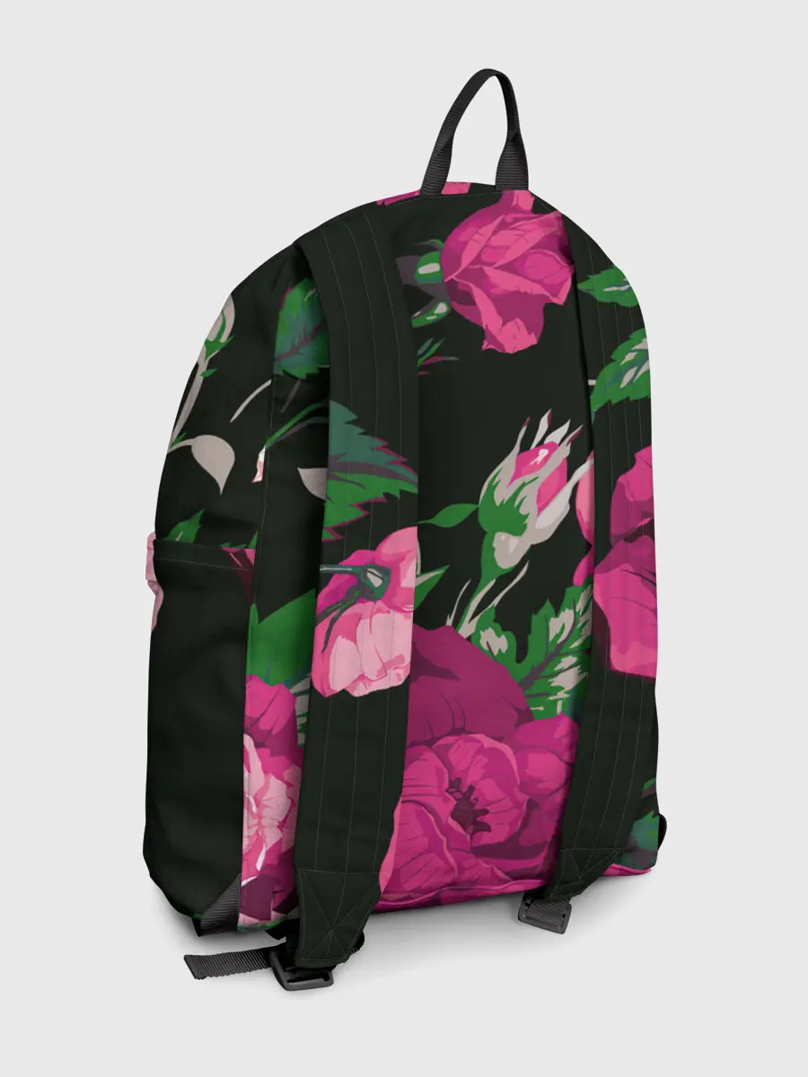 Рюкзак джинсовый / Розы