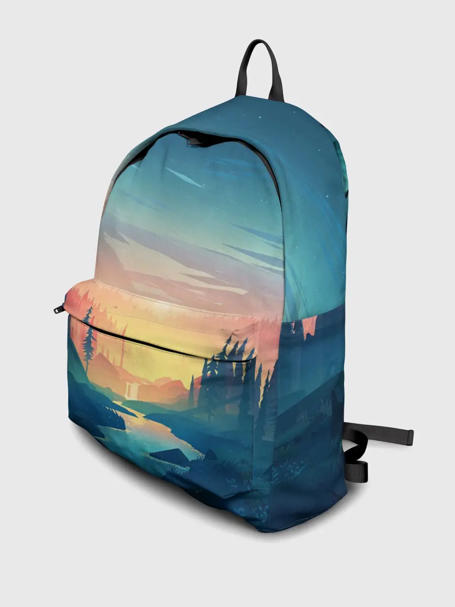 Рюкзак джинсовый / Природа