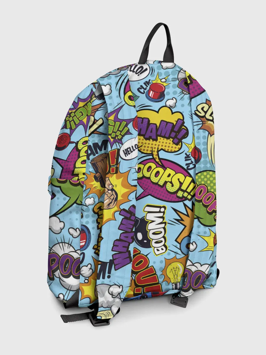 Рюкзак джинсовый / Pop art comics