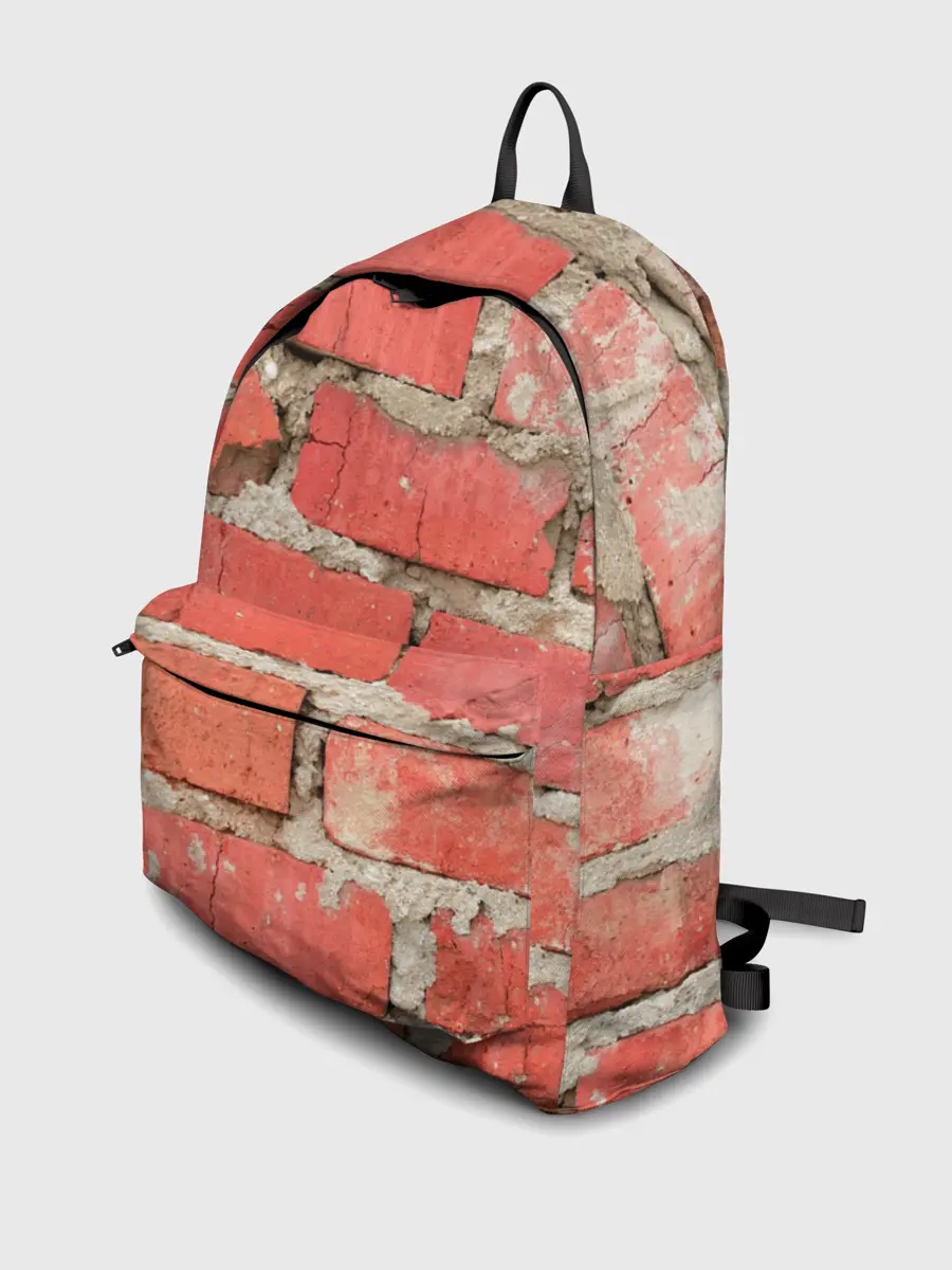 Рюкзак джинсовый / Кирпичная стена