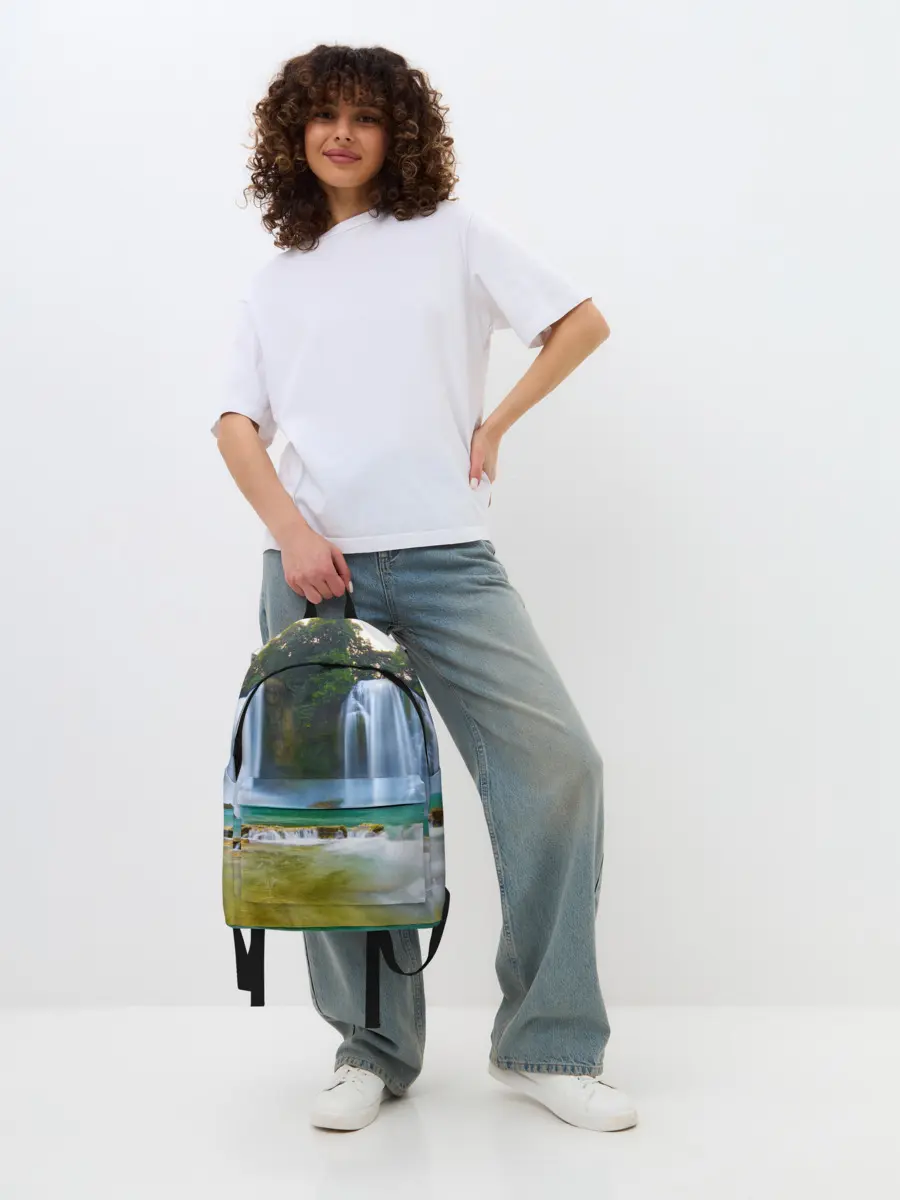 Рюкзак джинсовый / водопад