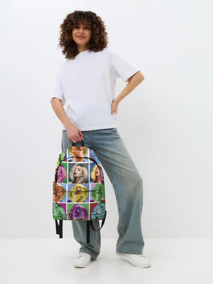 Рюкзак джинсовый / Buzova pop-art