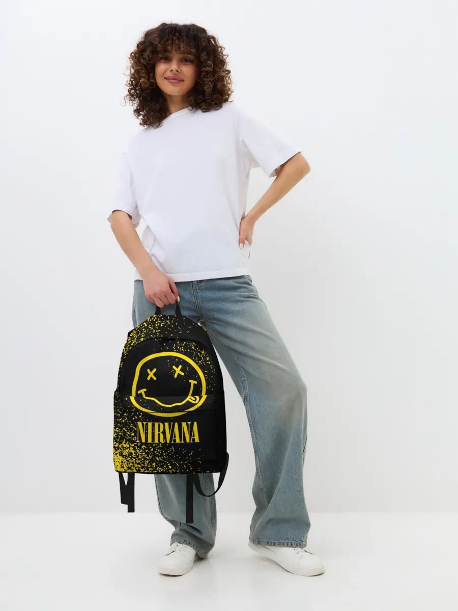 Рюкзак джинсовый / NIRVANA / НИРВАНА