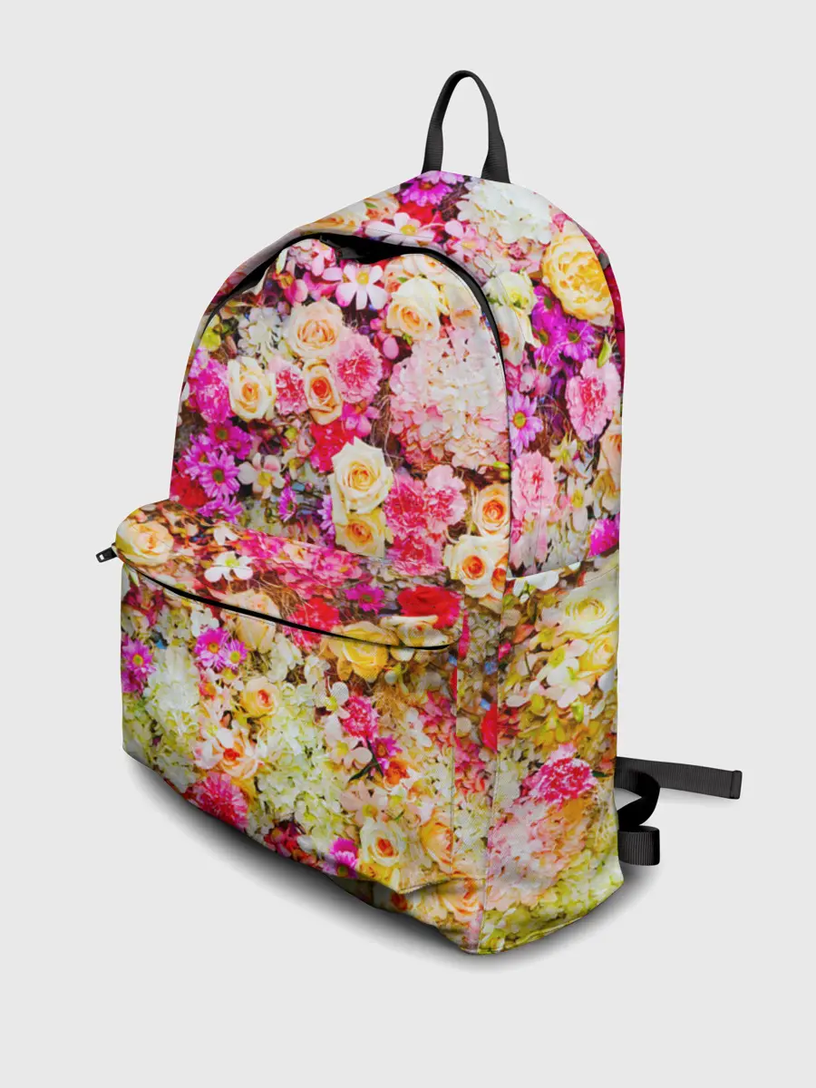 Рюкзак джинсовый / Цветы