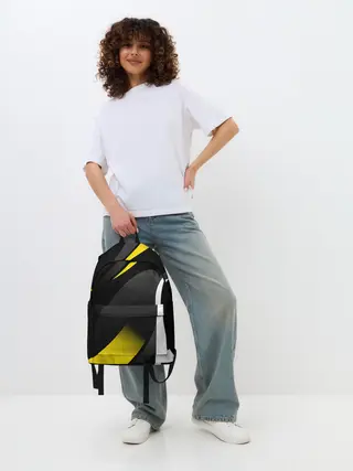 Рюкзак джинсовый / SPORT WEAR YELLOW