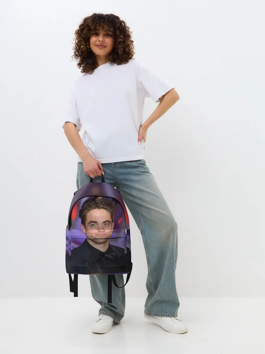 Рюкзак джинсовый / Роберт Паттинсон