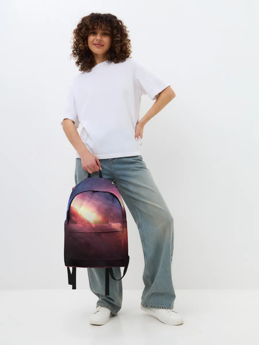 Рюкзак джинсовый / Космос