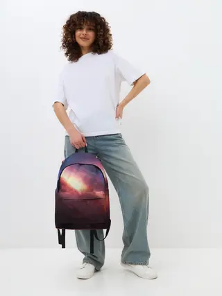 Рюкзак джинсовый / Космос