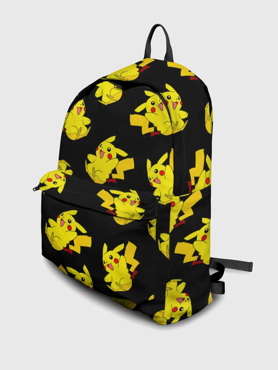 Рюкзак джинсовый / Веселый пикачу