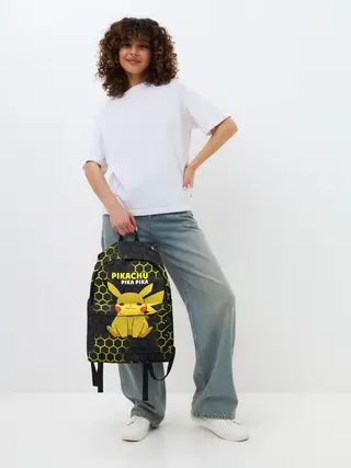 Рюкзак джинсовый / Pikachu Pika Pika