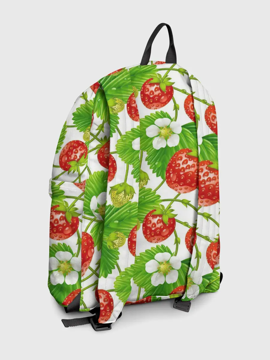 Рюкзак джинсовый / Земляника