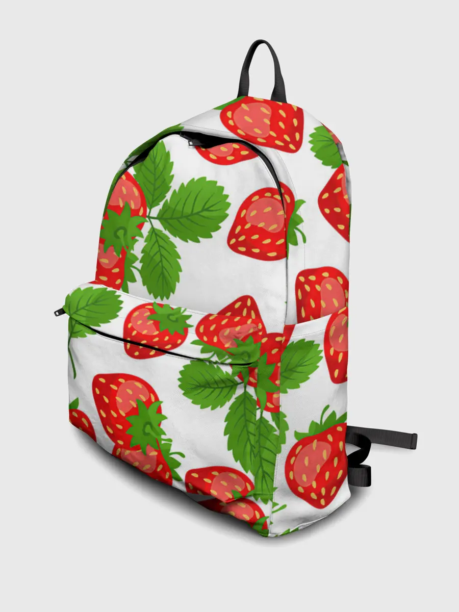 Рюкзак джинсовый / Клубника