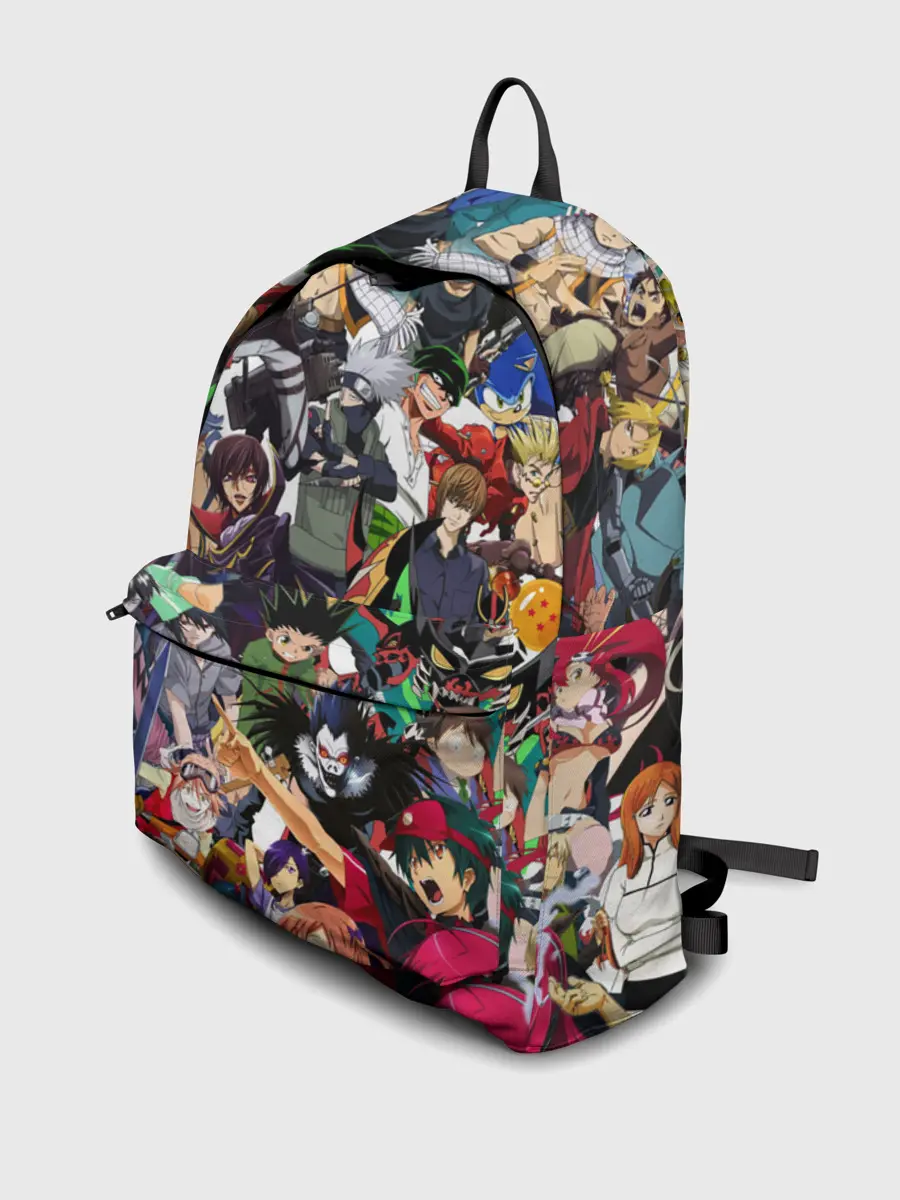 Рюкзак джинсовый / ACTION ANIME CHARACTERS!