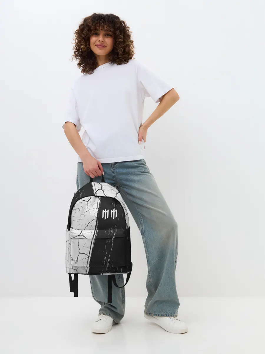 Рюкзак джинсовый / MARILYN MANSON / М. МЭНСОН