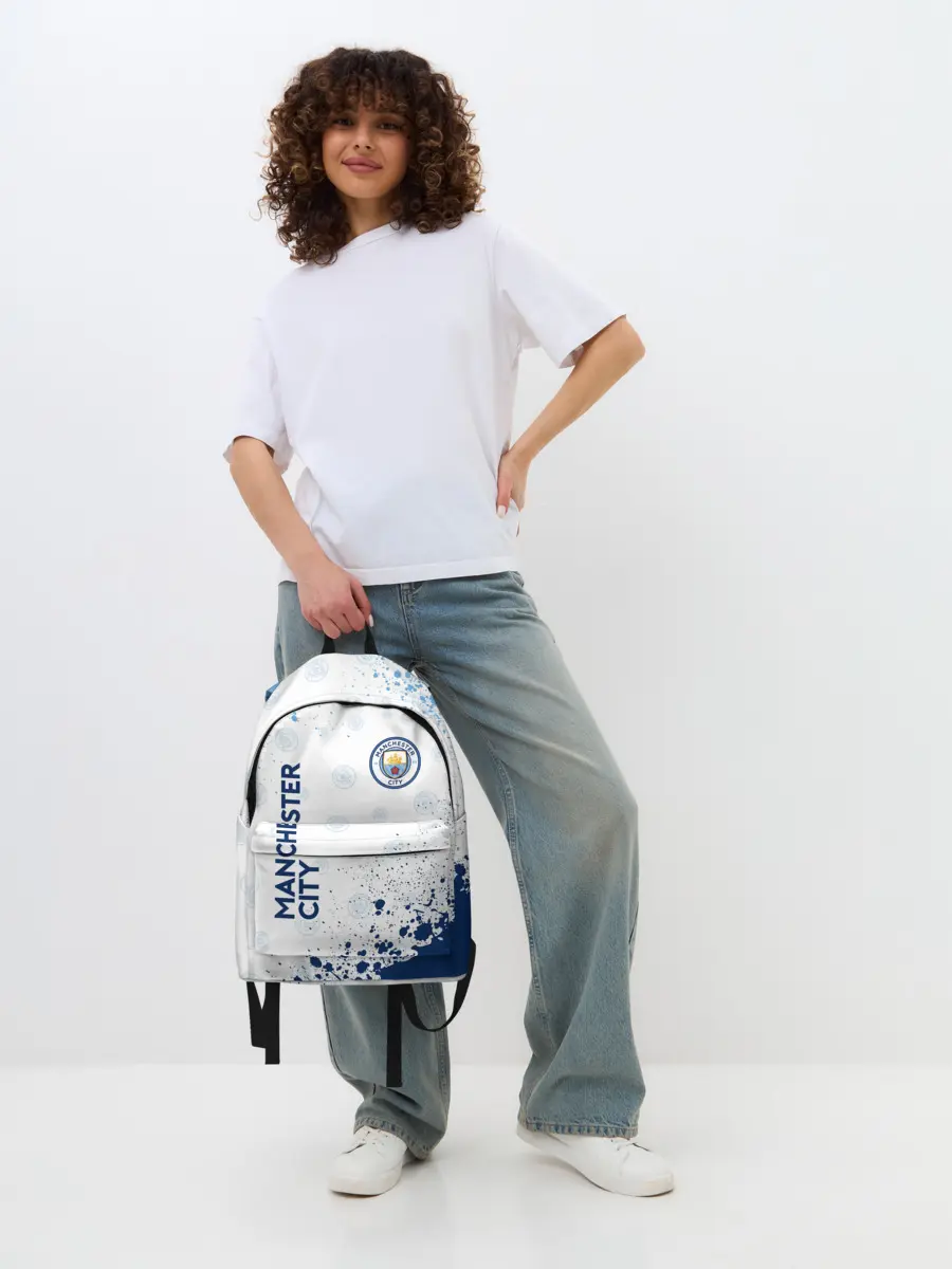 Рюкзак джинсовый / MANCHESTER CITY Манчестер Сити