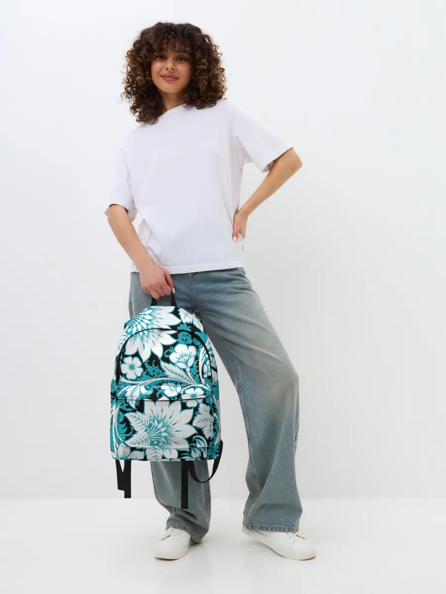 Рюкзак джинсовый / Хохлома 2021