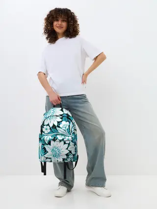 Рюкзак джинсовый / Хохлома 2021